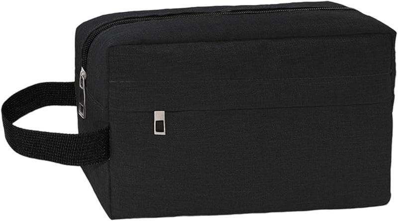 Large Thickened Water Resistant Travel Toiletries Organizer Pouch For Cosmetics Camera Accessories Black - Image 1